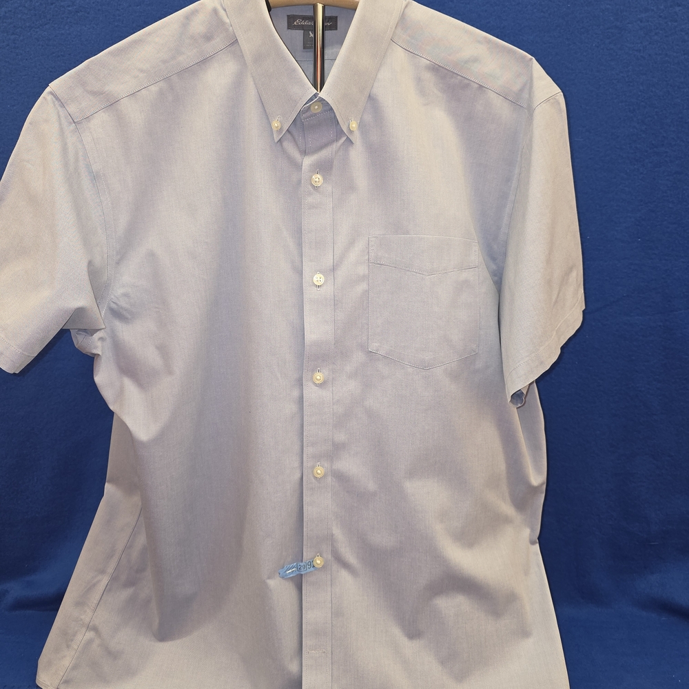 Eddie Bauer Light Blue Casual Button-Down Shirt NWOT